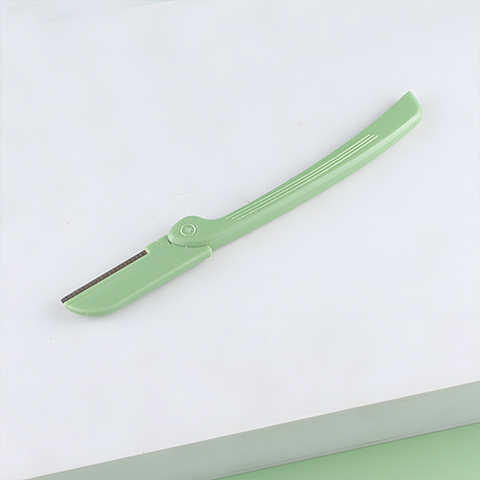 Light Green Eyebrow Trimmer, Comfortable Grip, Precise Eyebrow Trimming, Easy To Shape Perfect Eyebrows1