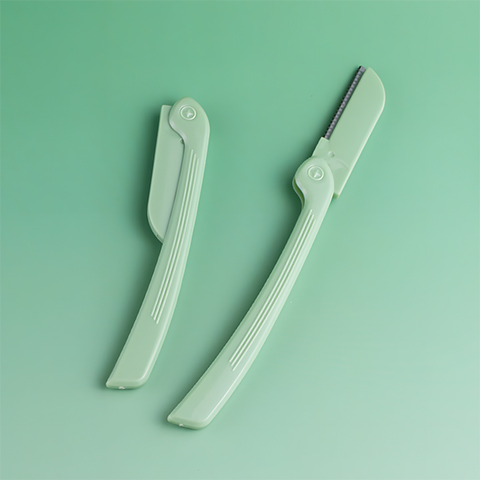 Light Green Eyebrow Trimmer, Comfortable Grip, Precise Eyebrow Trimming, Easy To Shape Perfect Eyebrows2