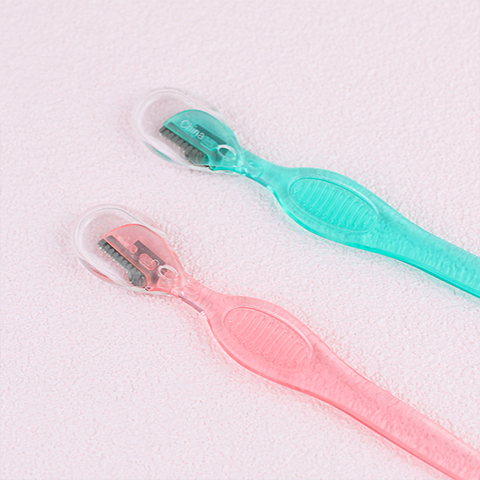 Macaron Three-Color Eyebrow Razor Set With Anti-Scratch Eyebrow Trimming Set, Safety Razor Head Transparent Protective Case4