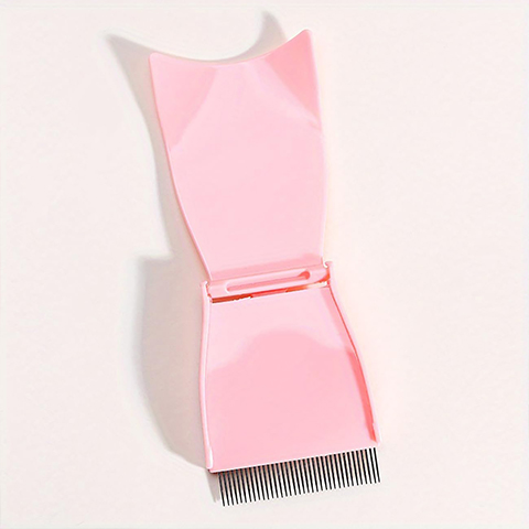 Pink Foldable Eyelash Comb3