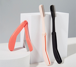 The Clever Design Hidden in The Folding | Flower-Decorated Eyebrow Comb, Portable To Comb Out Delicate Eyebrows