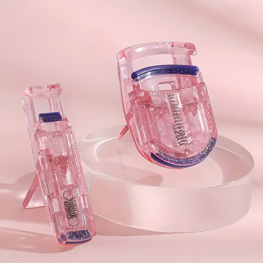 Glitter Pink Lash Curler Duo: Full + Local for Effortless, Dramatic Curls