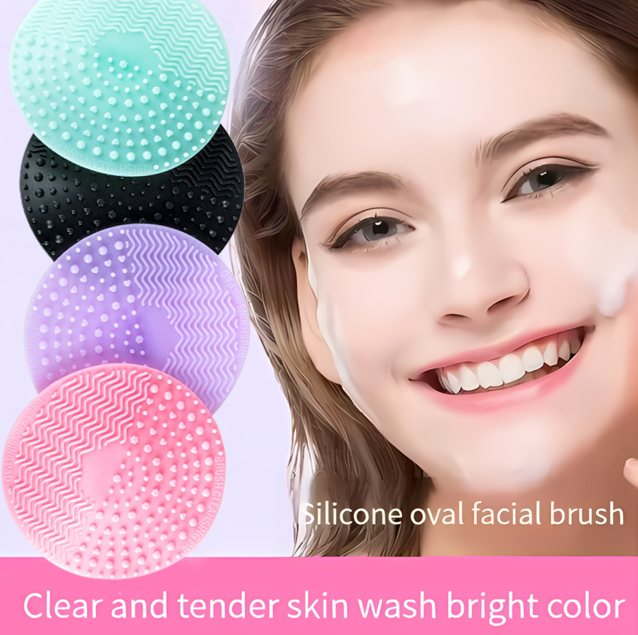 Colorful Silicone Makeup Brush Cleaning Mat – Deep Clean & Extend Brush Lifespan