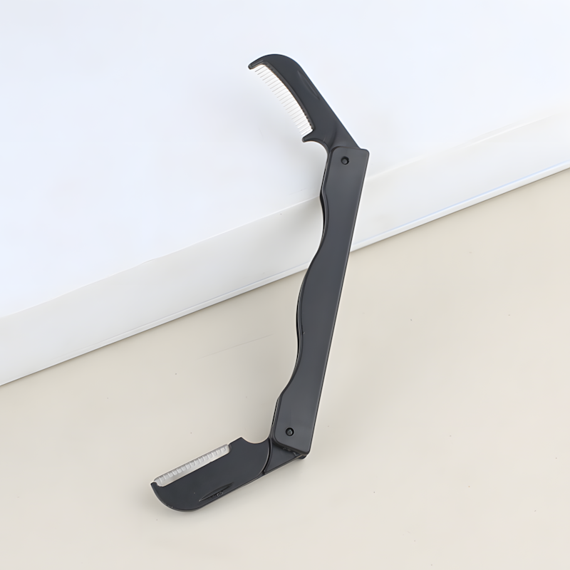 2-in-1 Lash Comb & Eyebrow Razor | Tame Lashes + Shape Brows in One Compact Tool